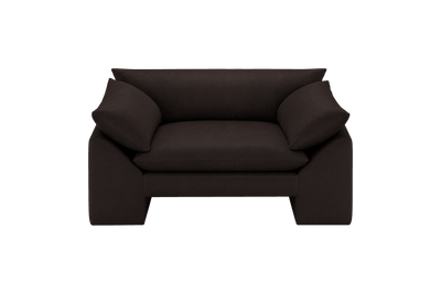 Lotus Armchair in Dante Ebony