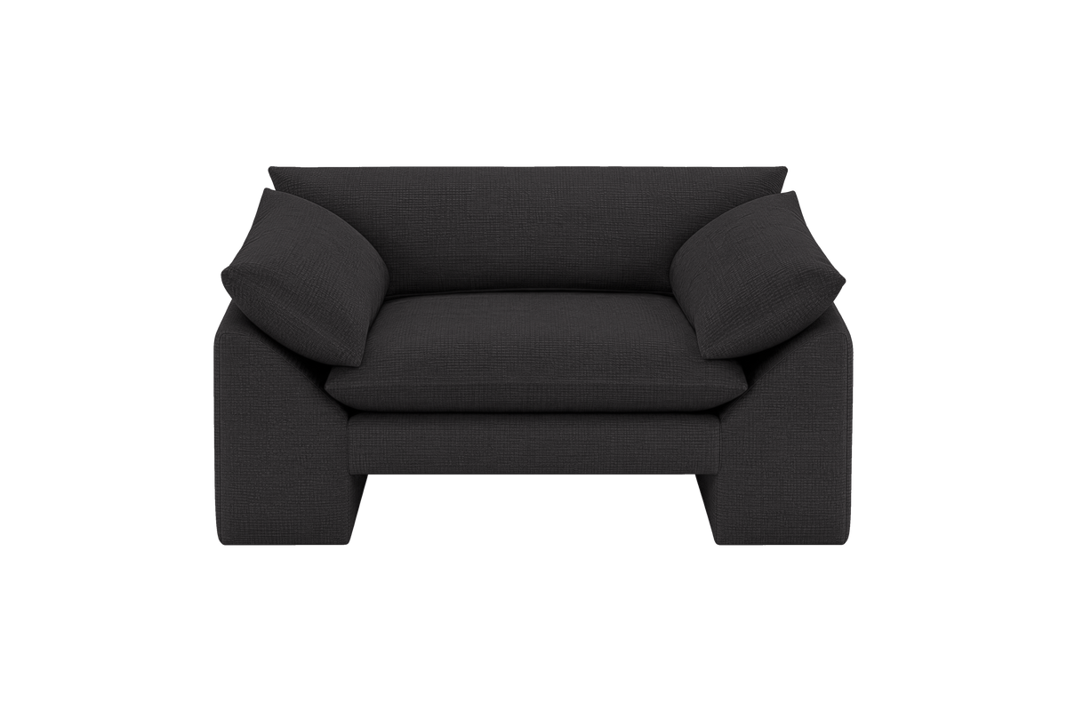 Lotus Armchair in Roni Ember