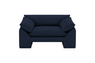 Lotus Armchair in Roni Ember Blue