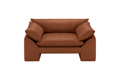 Lotus Armchair in Dante Hazel