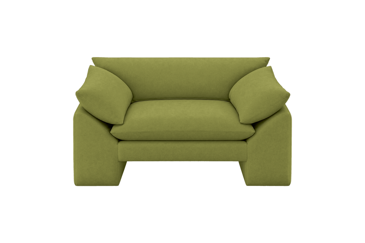 Lotus Armchair in Fresco Key Lime