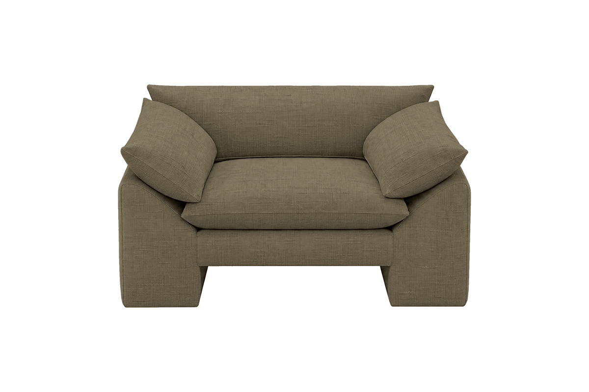 Lotus Armchair in Mosquito Malibu