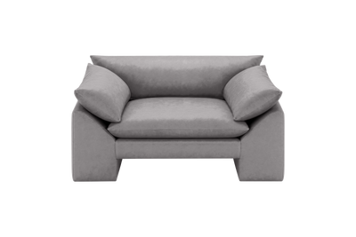 Lotus Armchair in Dante Meteor