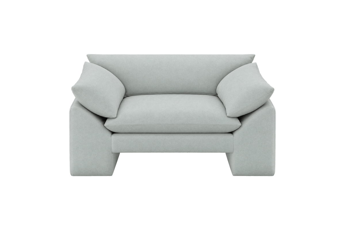Lotus Armchair in Fresco Meteor
