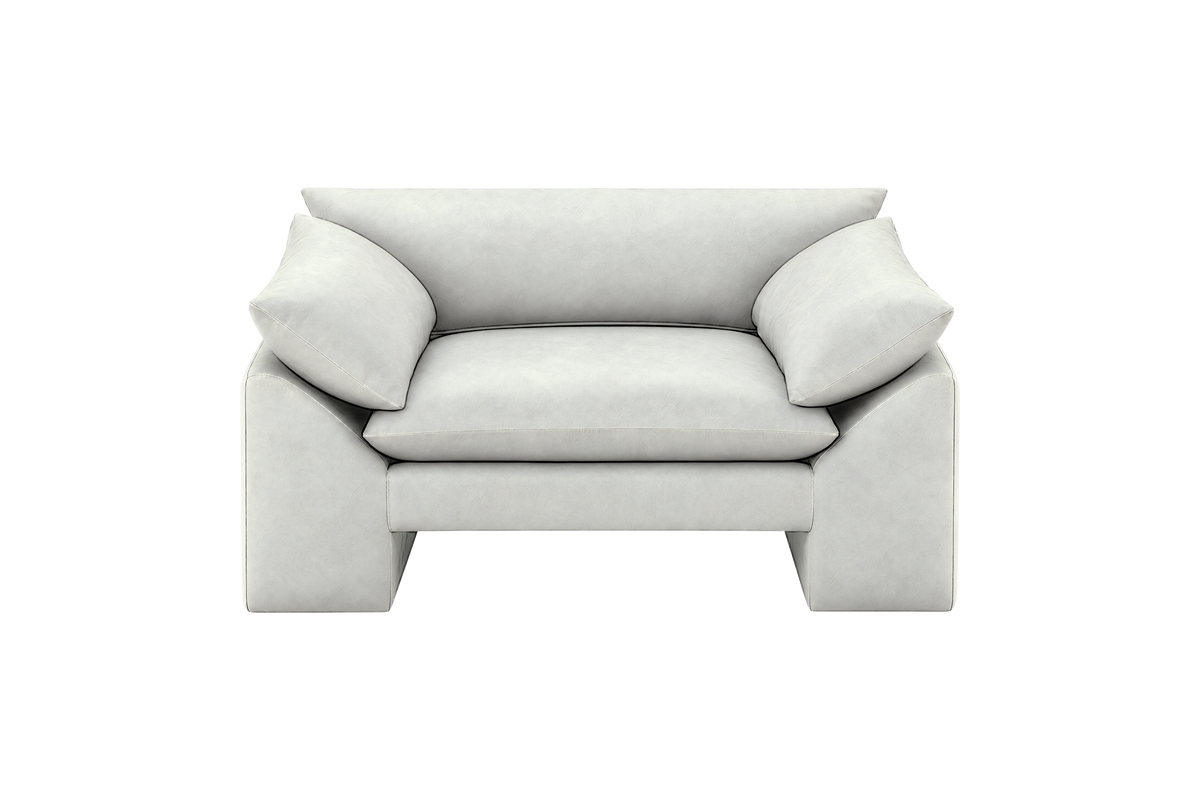 Lotus Armchair in Felix Milky