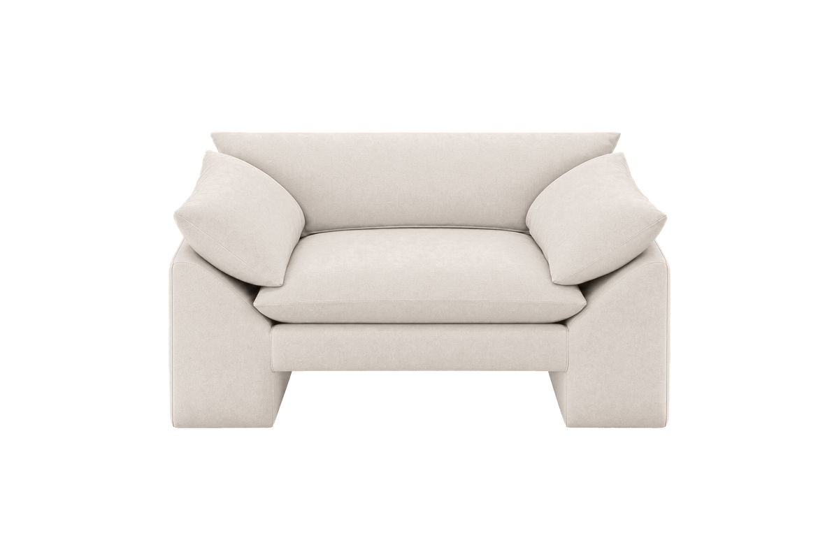 Lotus Armchair in Fresco Milky