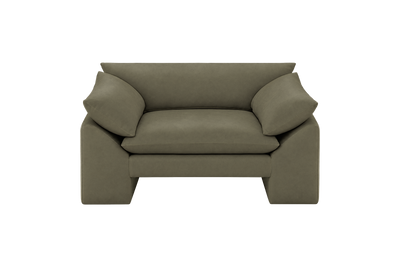Lotus Armchair in Felix Olive