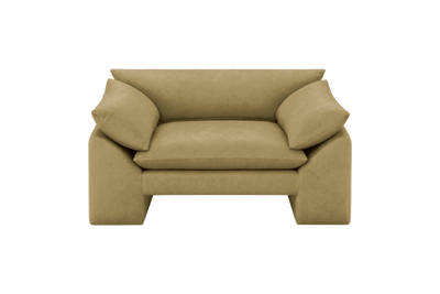 Lotus Armchair in Marfa Olivia
