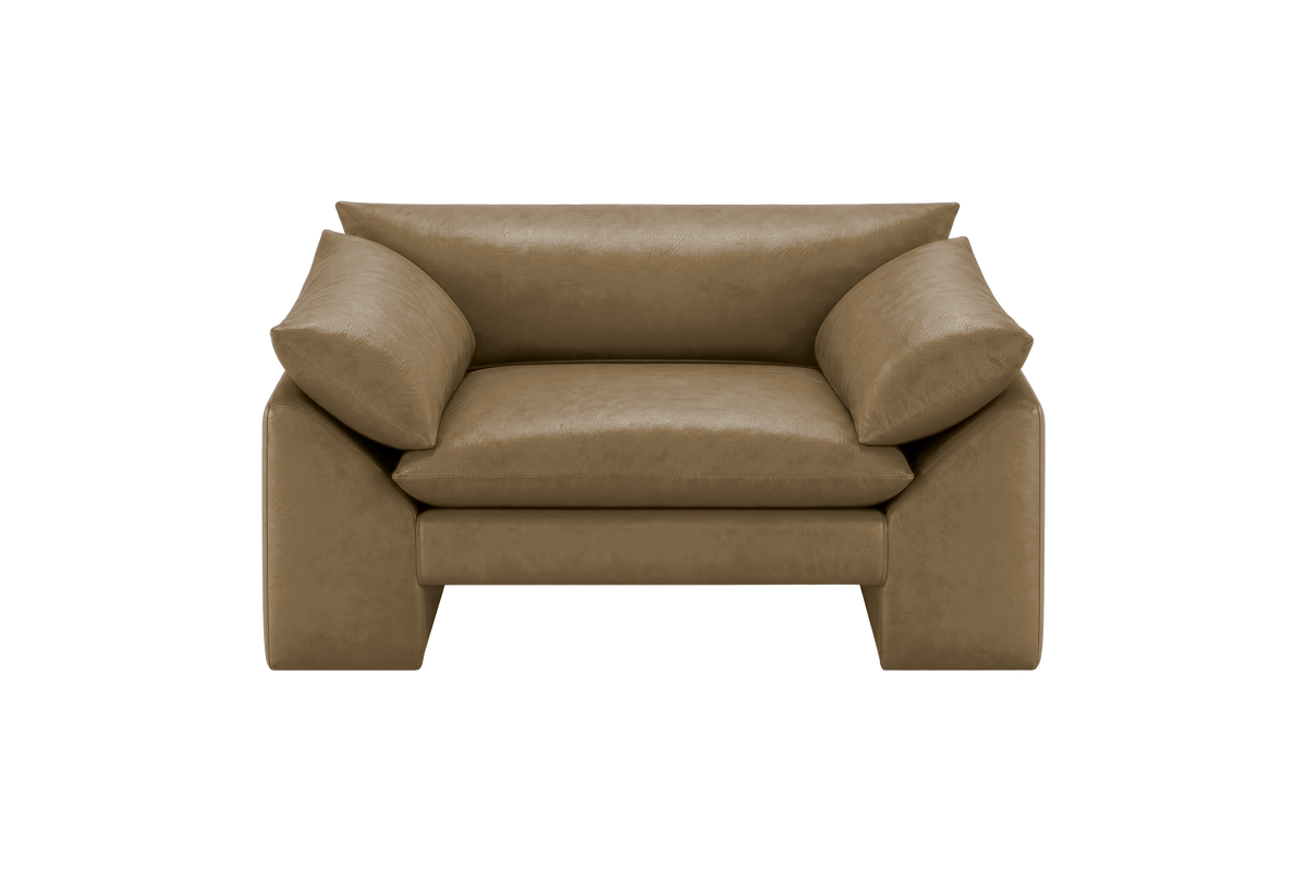 Lotus Armchair in Momo Olivia