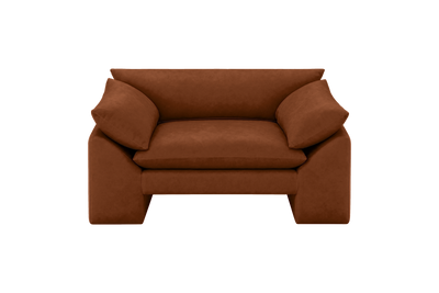 Lotus Armchair in Marfa Pluto