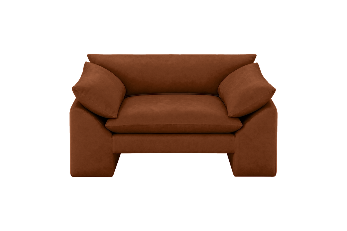Lotus Armchair in Marfa Pluto