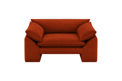 Lotus Armchair in Roni Poppy