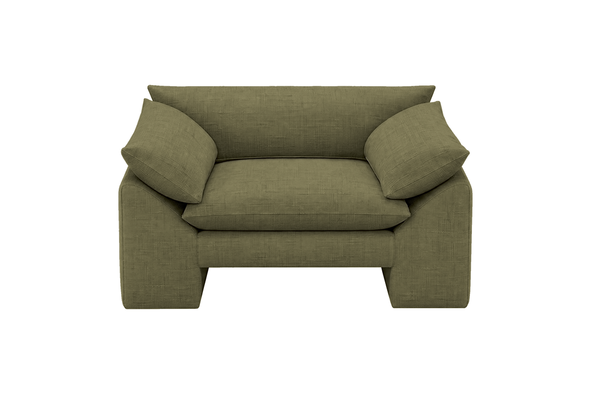 Lotus Armchair in Mosquito Sycamore