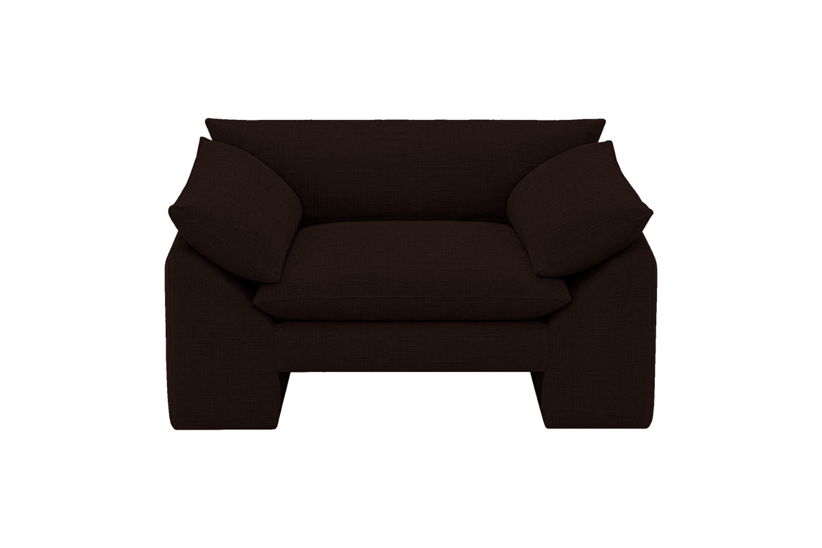 Lotus Armchair in Mosquito Terra