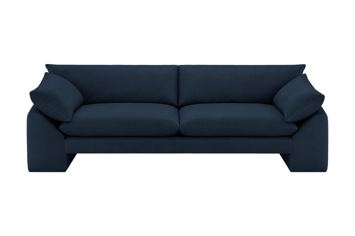 Lotus Large Sofa in Dante Aqua