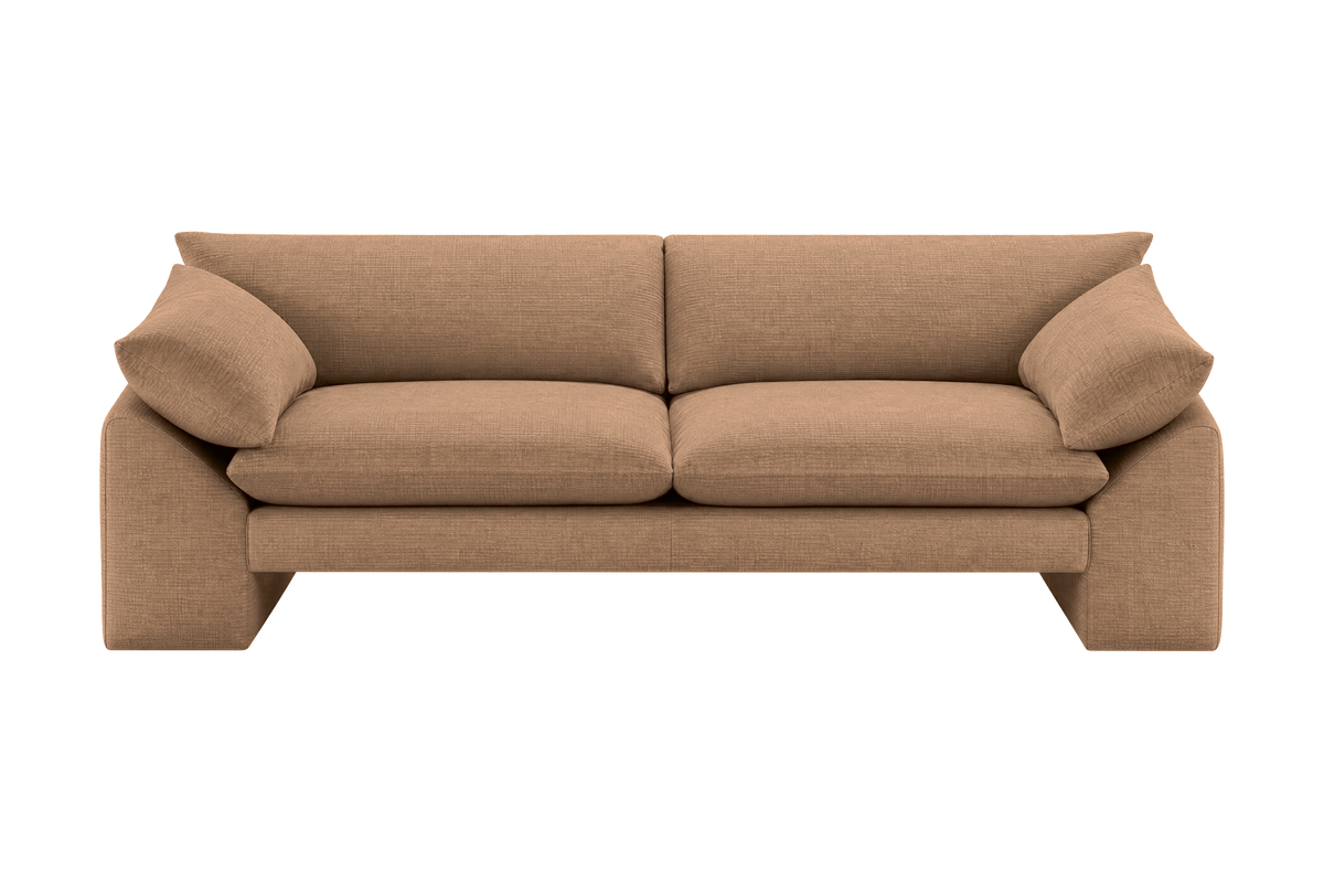 Lotus Large Sofa in Roni Biscotti