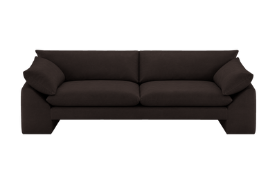Lotus Large Sofa in Dante Ebony