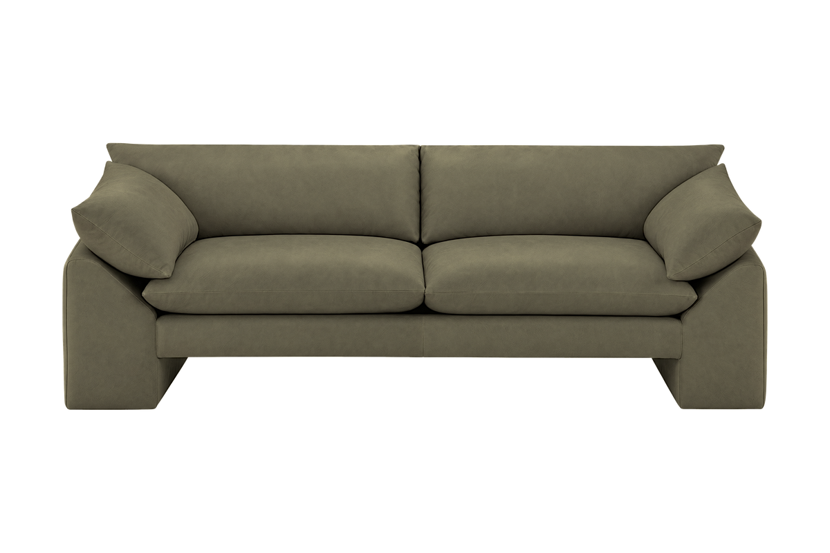 Lotus Large Sofa in Felix Olive