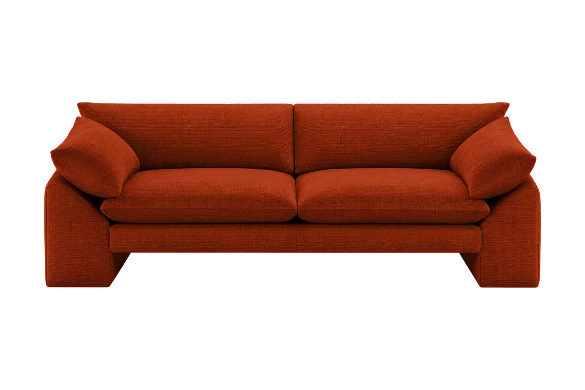 Lotus Large Sofa in Roni Poppy