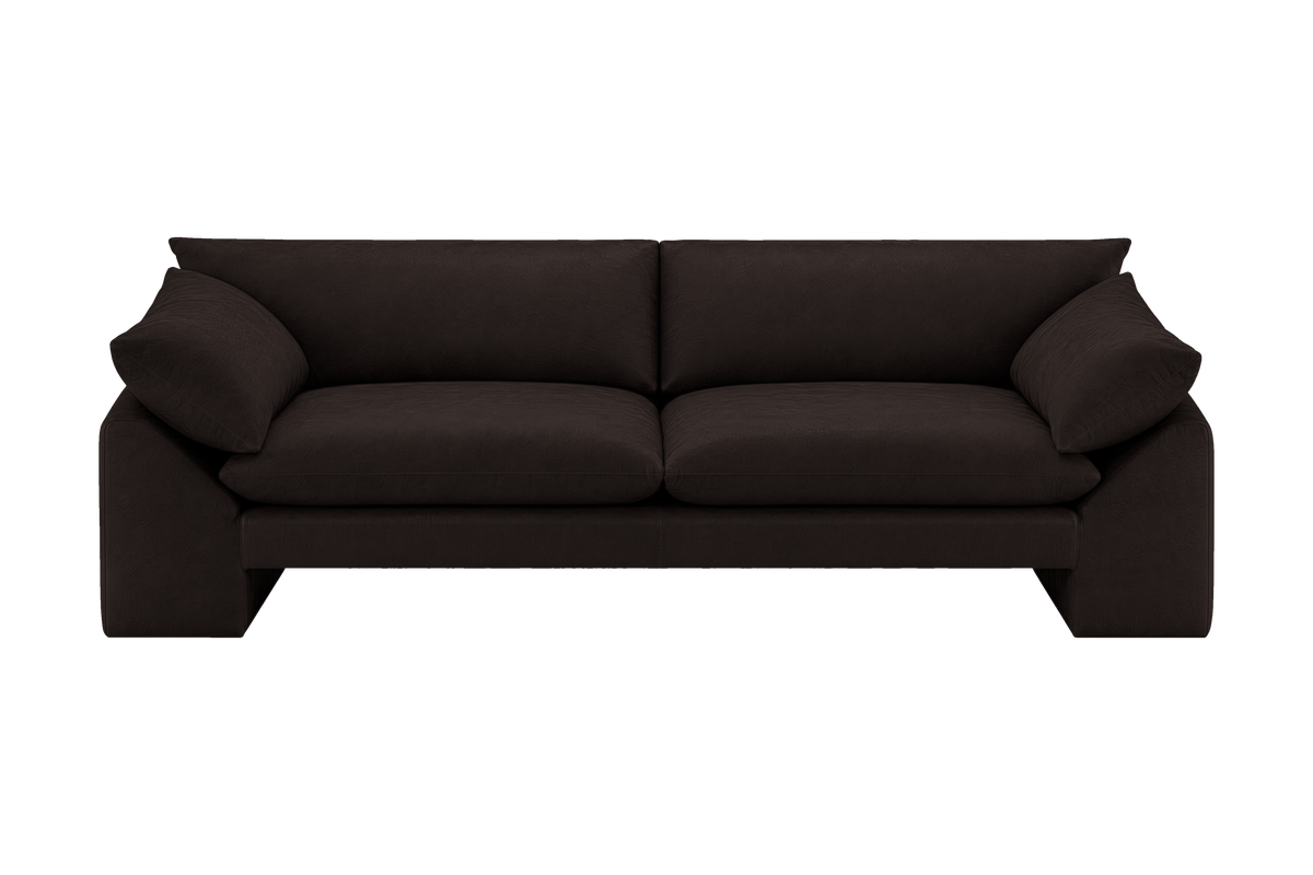 Lotus Small Sofa in Dante Ebony