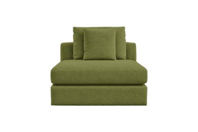 Milo Armless in Bouclé Key Lime