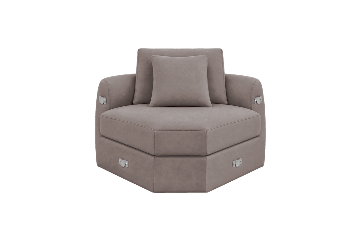 Milo Corner Chair in Dante Cos