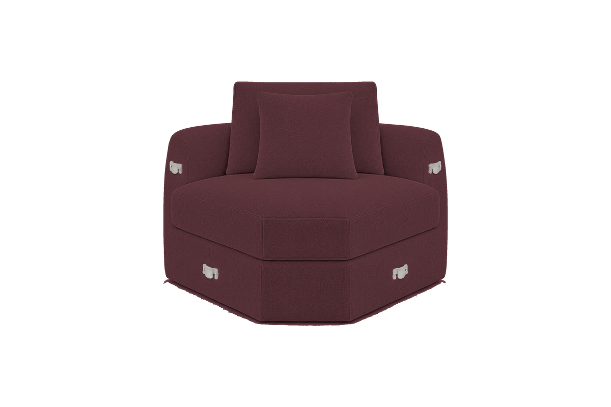 Milo Corner Chair in Fresco Figaro