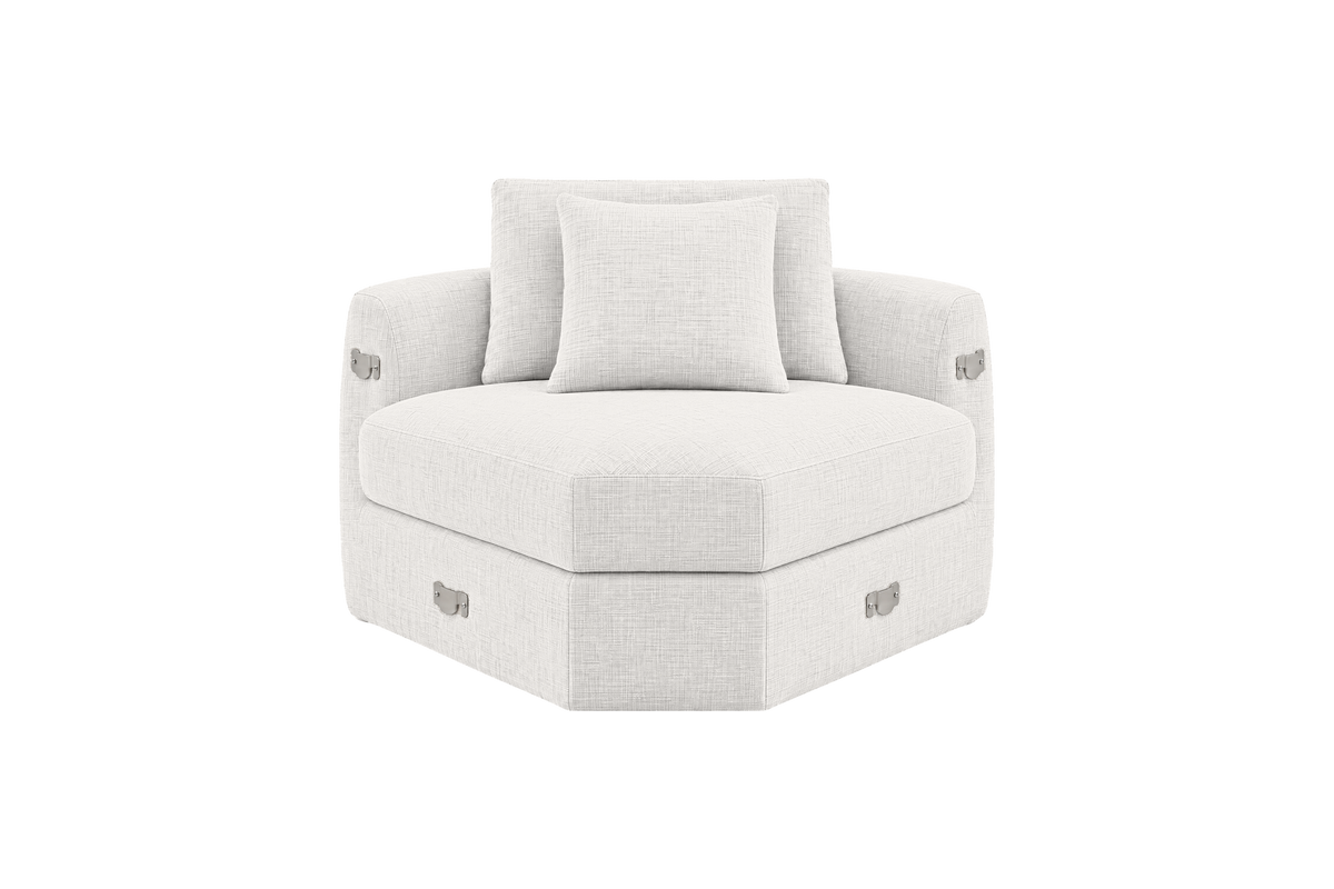 Milo Corner Chair in Mosquito Foam