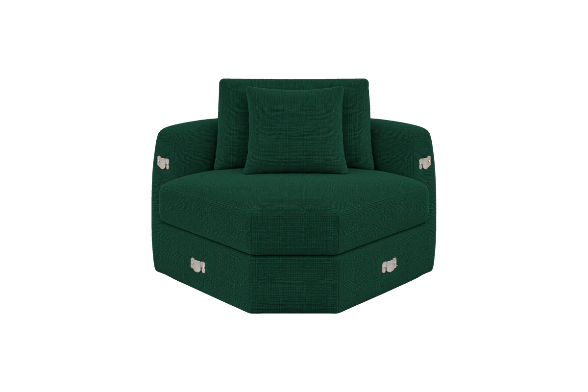 Milo Corner Chair in Roni Frog