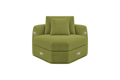 Milo Corner Chair in Fresco Key Lime