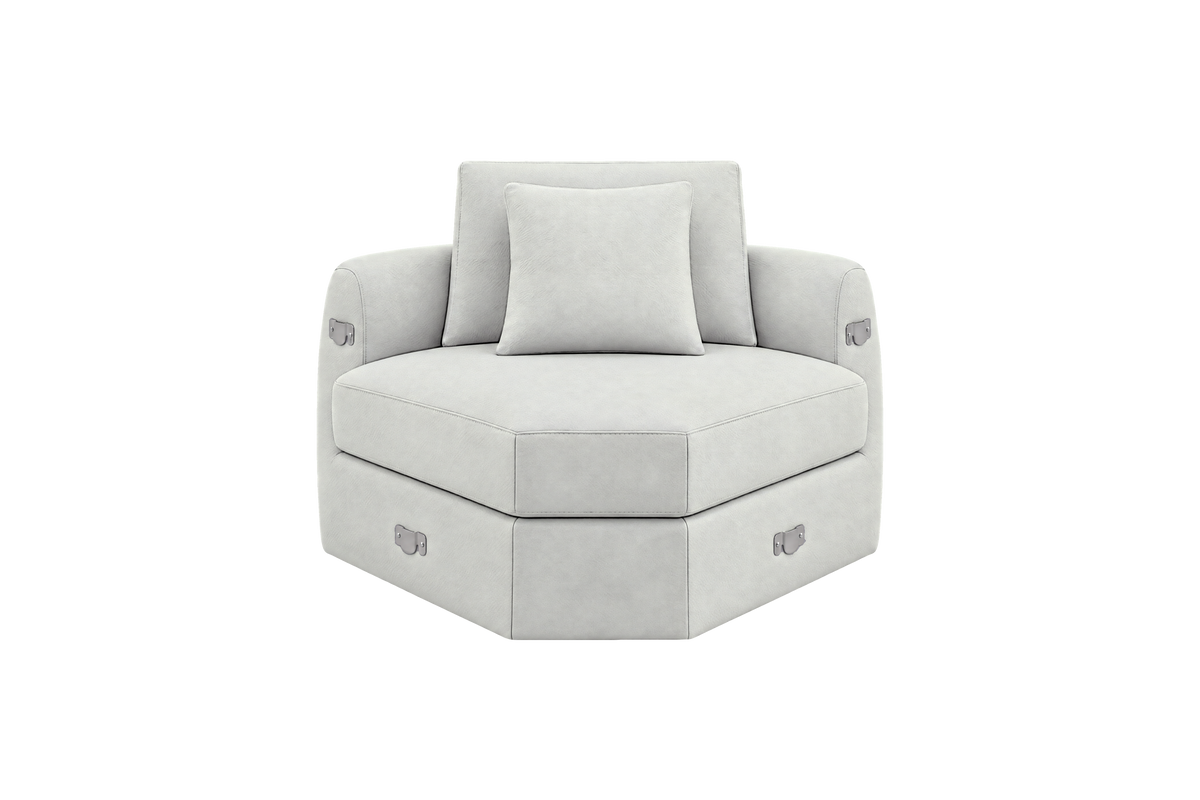 Milo Corner Chair in Felix Milky