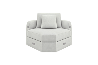 Milo Corner Chair in Felix Milky