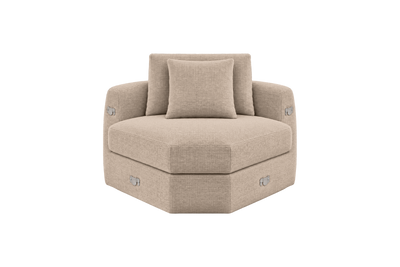 Milo Corner Chair in Roni Pine Nut