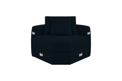 Milo Corner Chair in Mosquito Tenerife