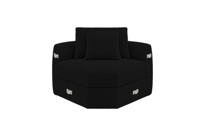 Milo Corner Chair in Mosquito Yves