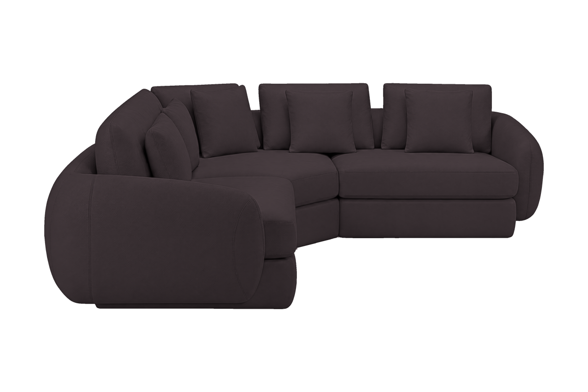 Milo Corner Sofa in Dante Charcoal