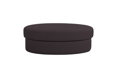 Milo Footstool in Dante Charcoal