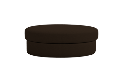 Milo Footstool in Marfa Charcoal