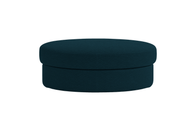Milo Footstool in Roni Deep Lake