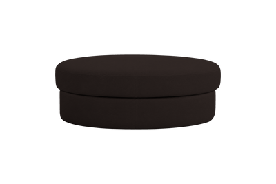 Milo Footstool in Dante Ebony