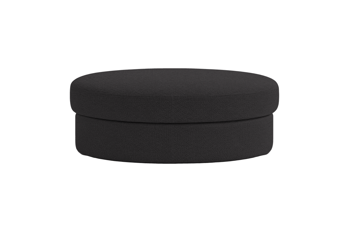 Milo Footstool in Roni Ember