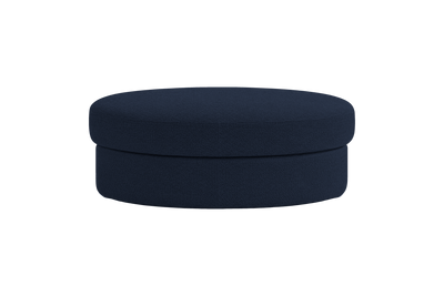 Milo Footstool in Roni Ember Blue