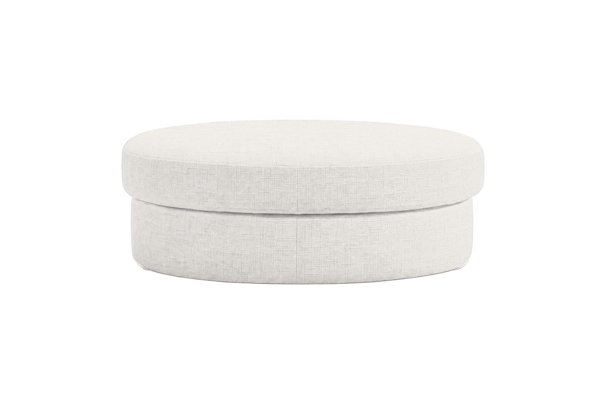 Milo Footstool in Mosquito Foam