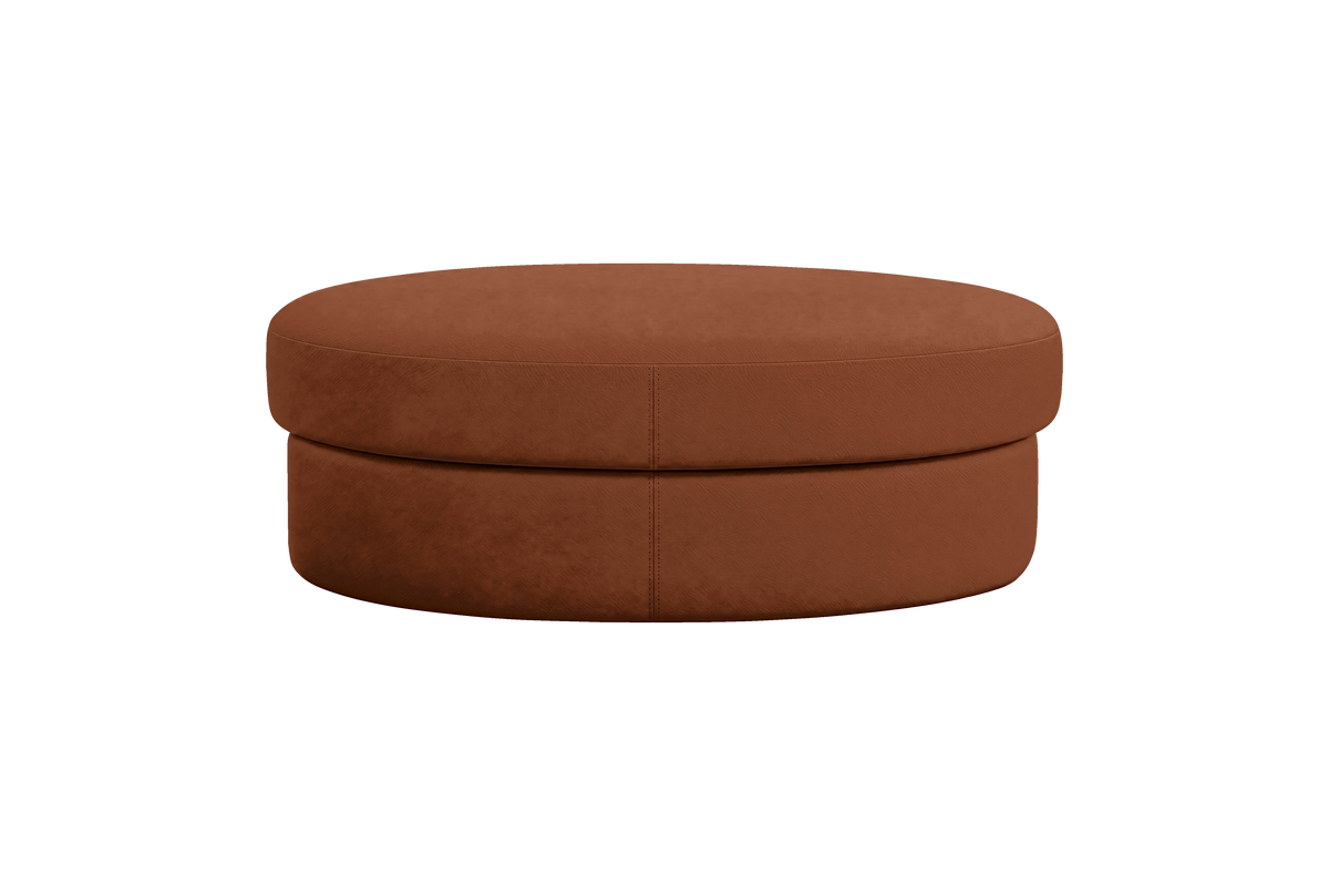 Milo Footstool in Dante Hazel
