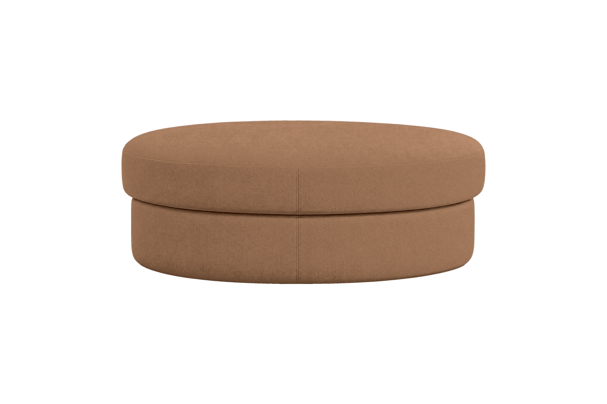 Milo Footstool in Fresco Hazel