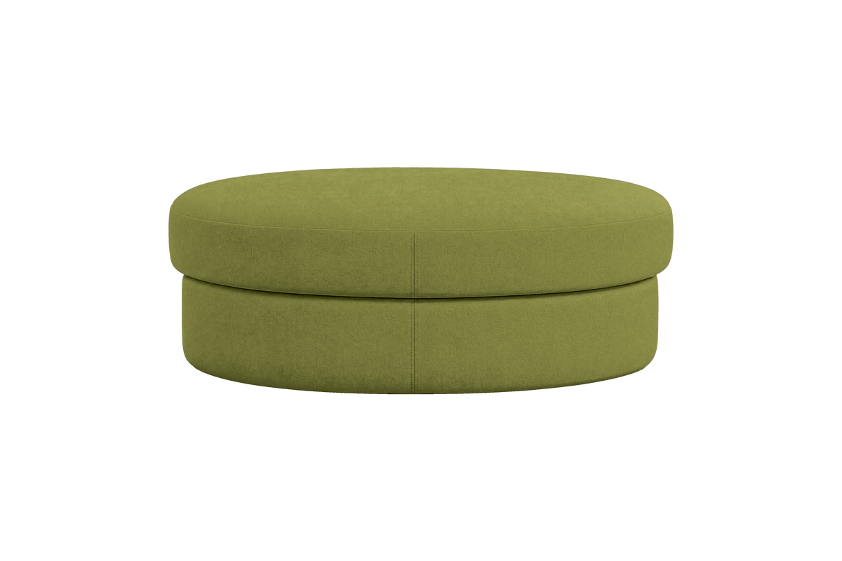Milo Footstool in Fresco Key Lime