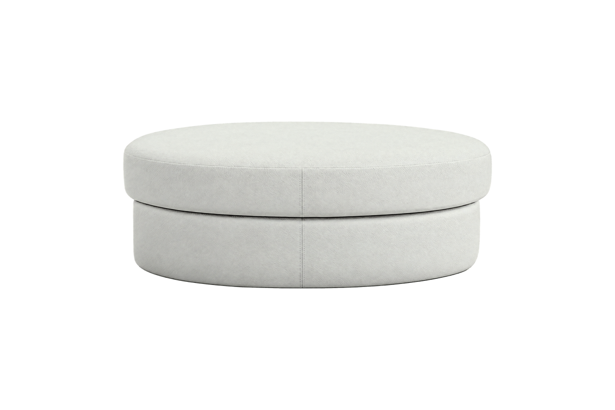 Milo Footstool in Felix Milky