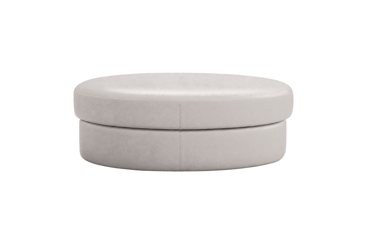 Milo Footstool in Momo Milky