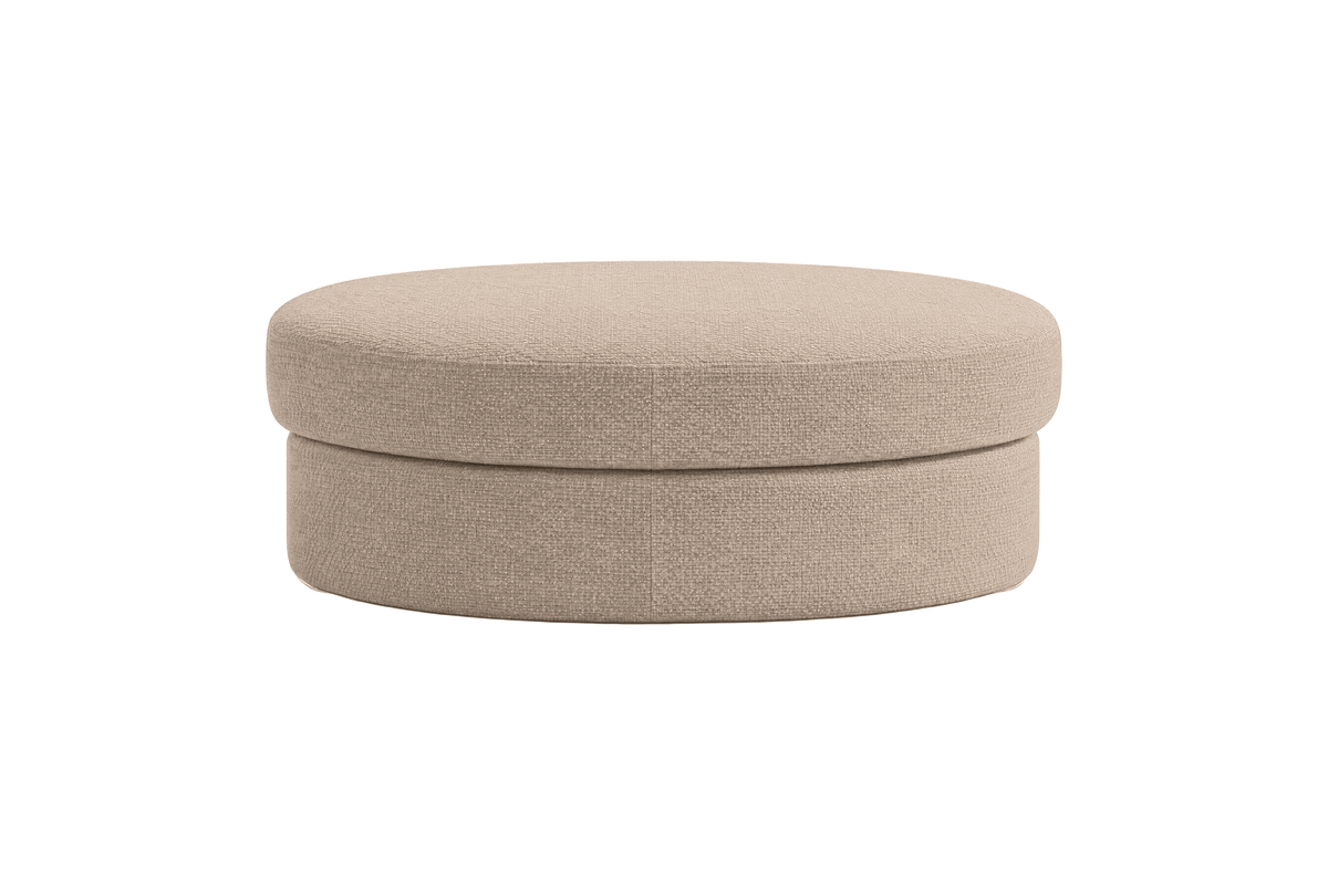 Milo Footstool in Roni Pine Nut