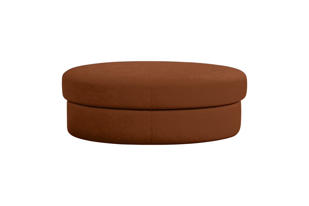 Milo Footstool in Marfa Pluto
